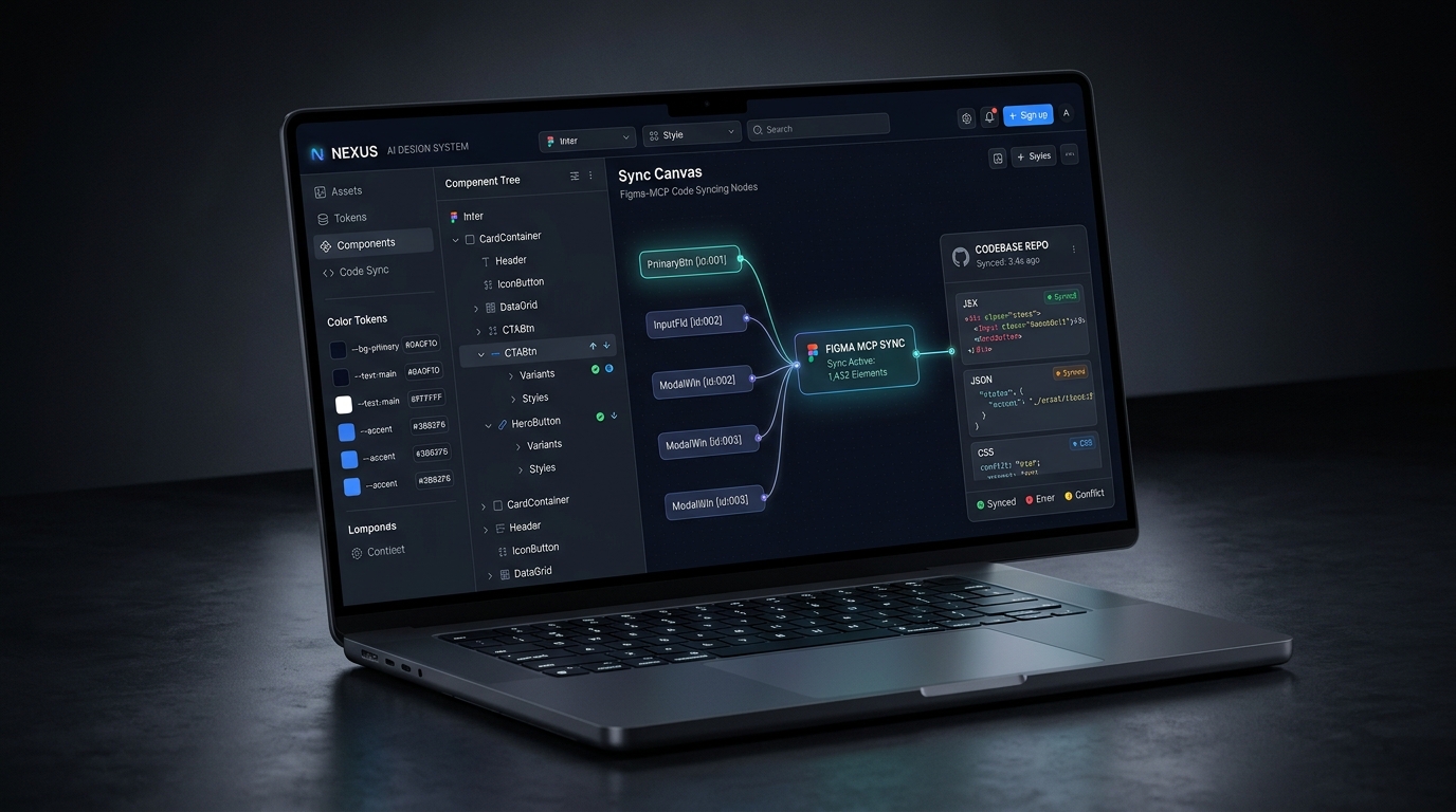 AI-First Design System Device Mockup