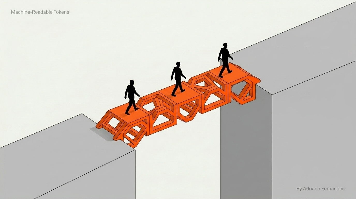 Machine Readable Tokens Minimalist 3D Illustration
